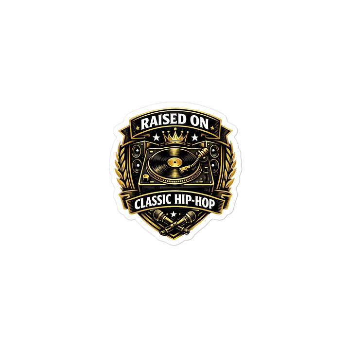 RAISED ON HIP HOP STICKER product image (2)