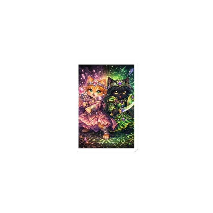 Kingdoms Princess and duchess battle Die-Cut Magnets product image (1)