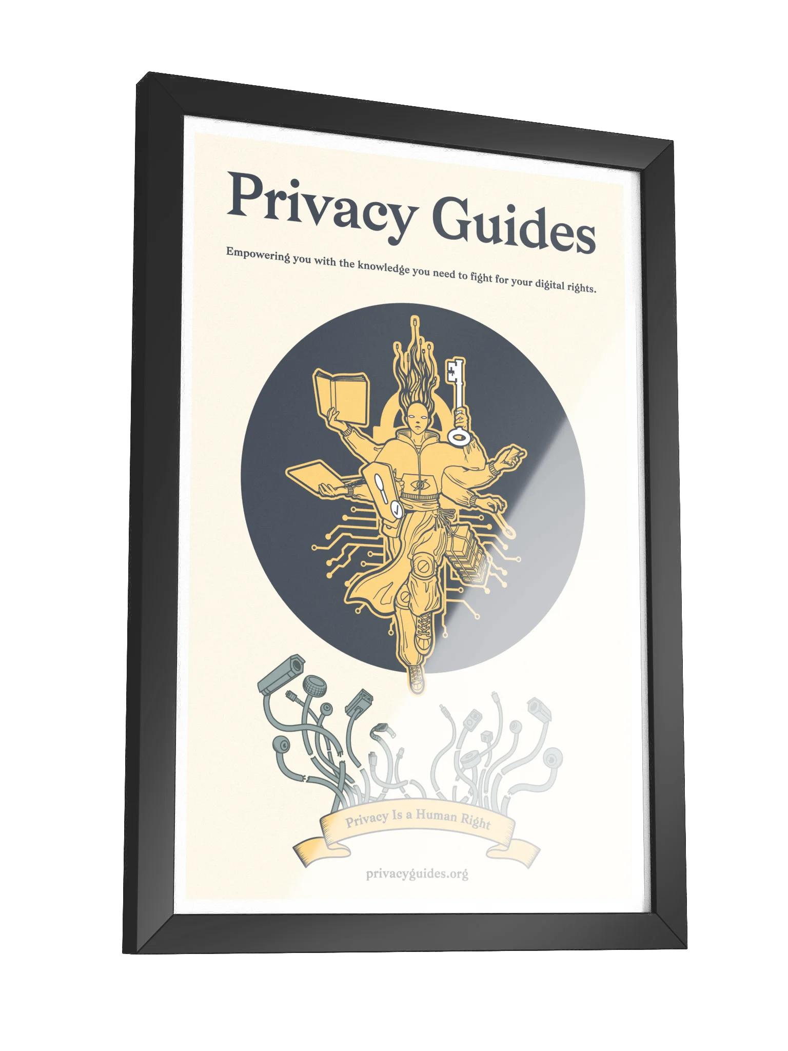 Defender of Privacy - Framed Poster product image (3)