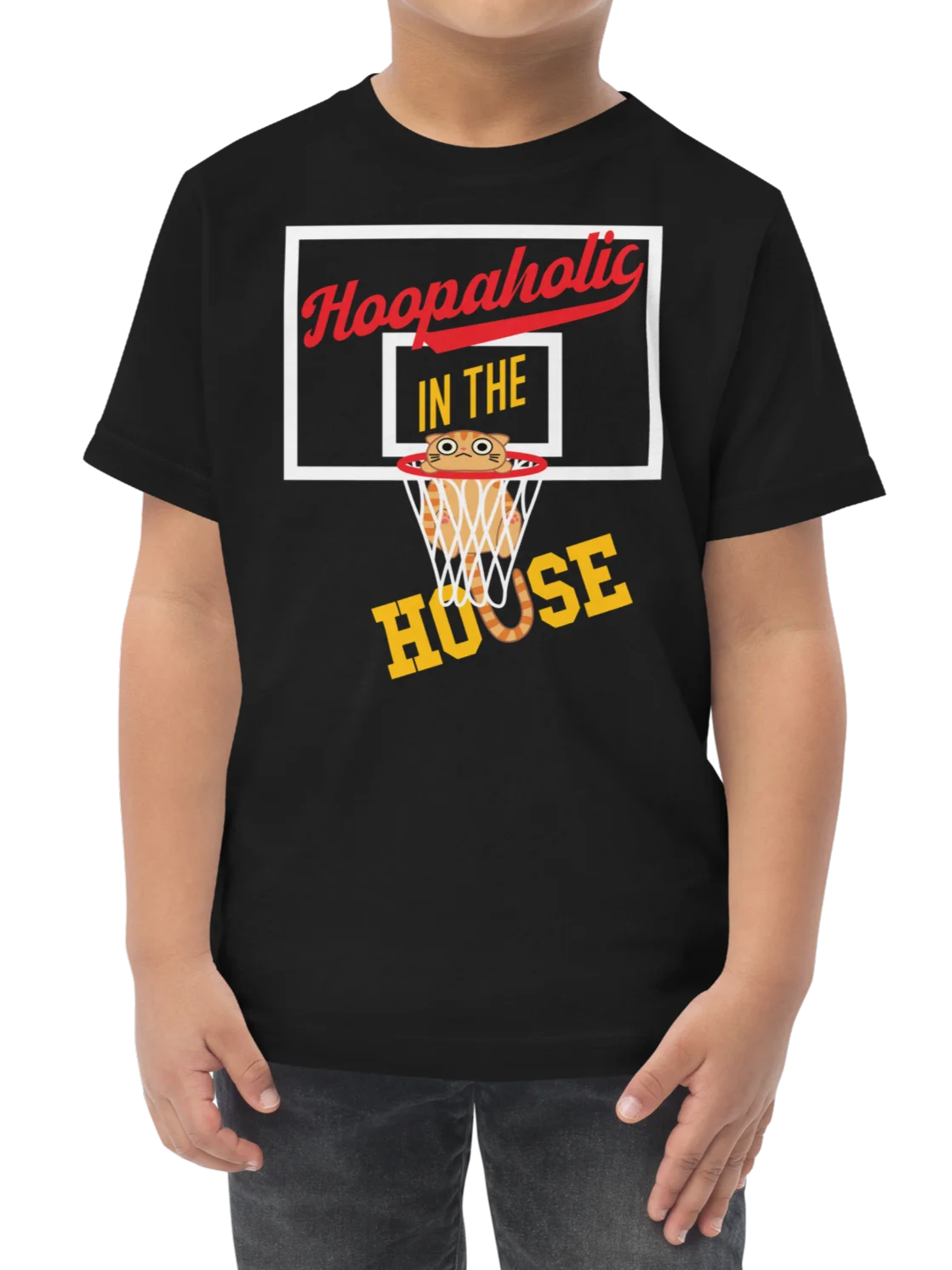 Basketball Cat (Hoopaholic IN THE HOUSE) - Toddler T-shirt product image (1)