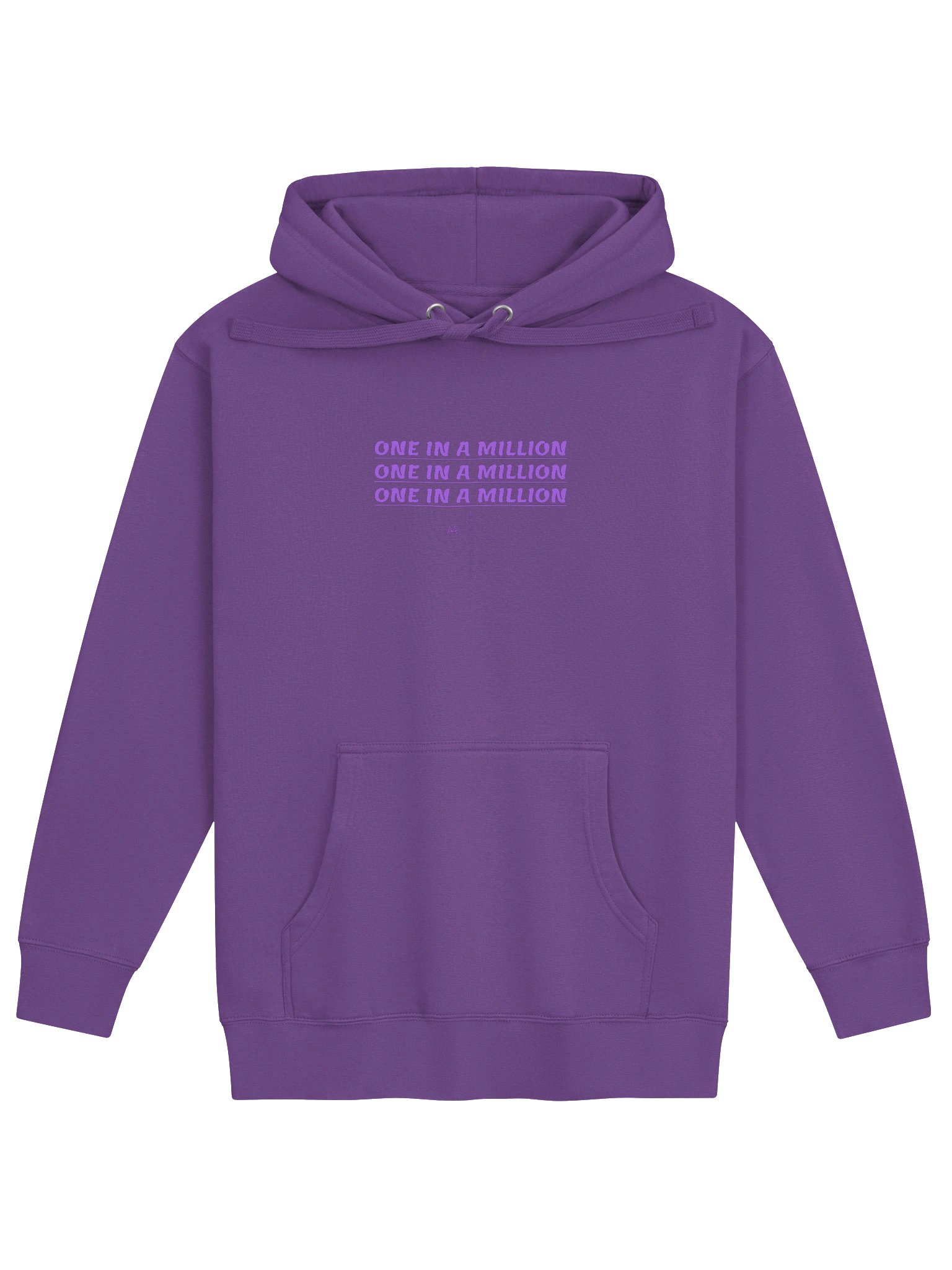 ONE IN A MILLION — Hoodie (Purple) product image (1)
