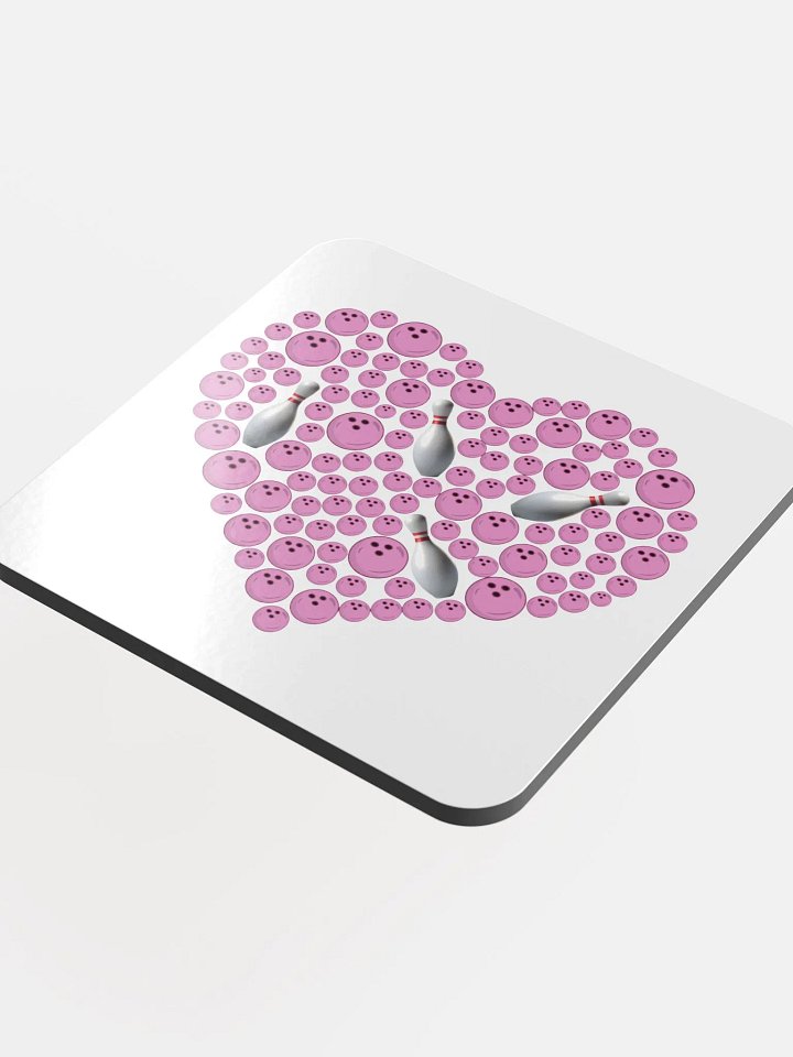 Heart Bowling Strike Coaster Set product image (1)