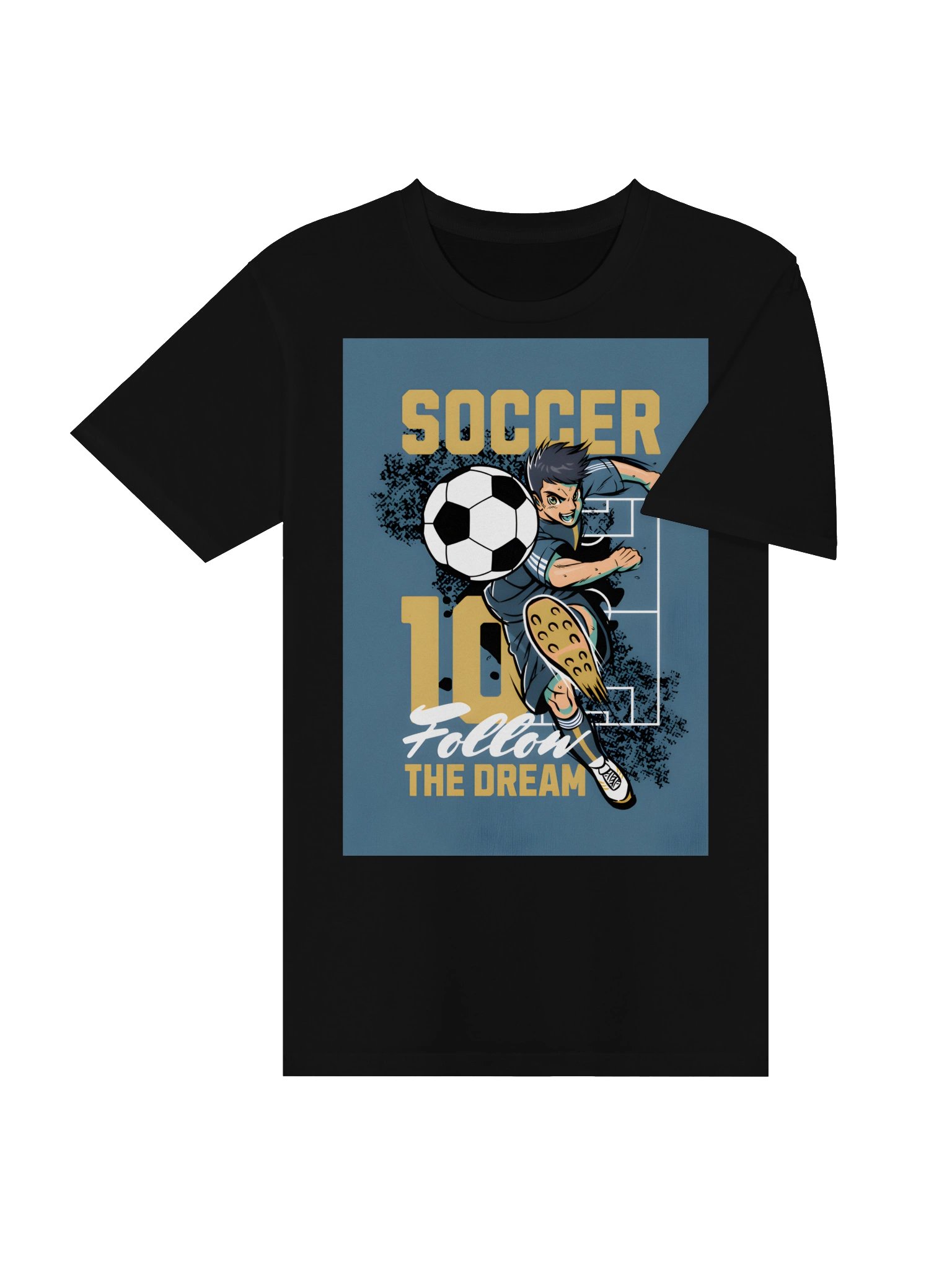 Soccer Dream Anime Poster Tee product image (33)
