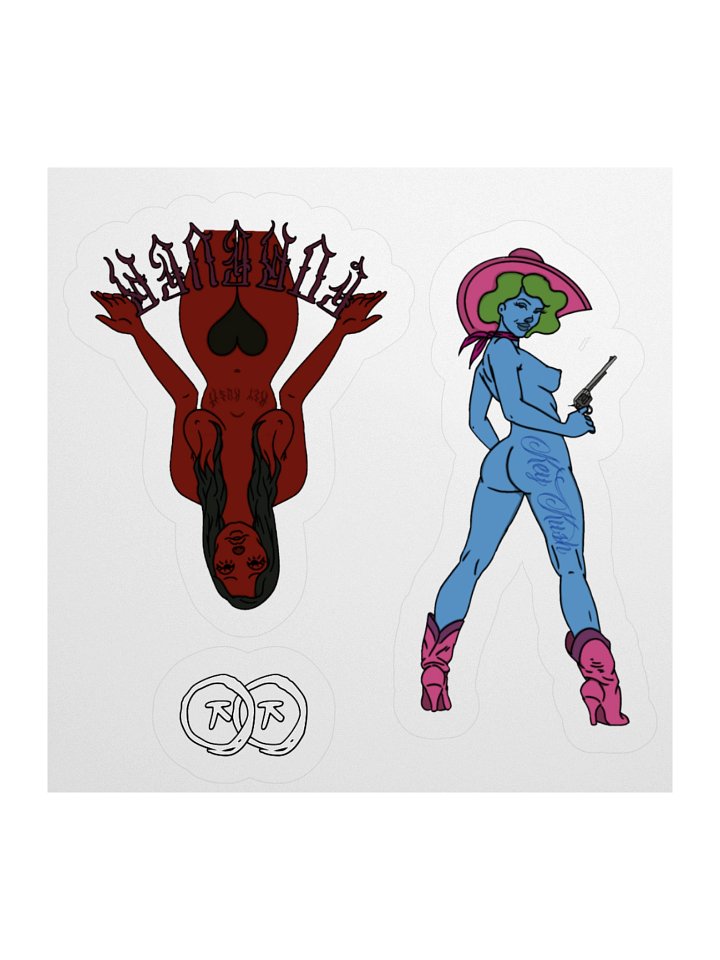 girls of hue. sticker pack 2 product image (1)