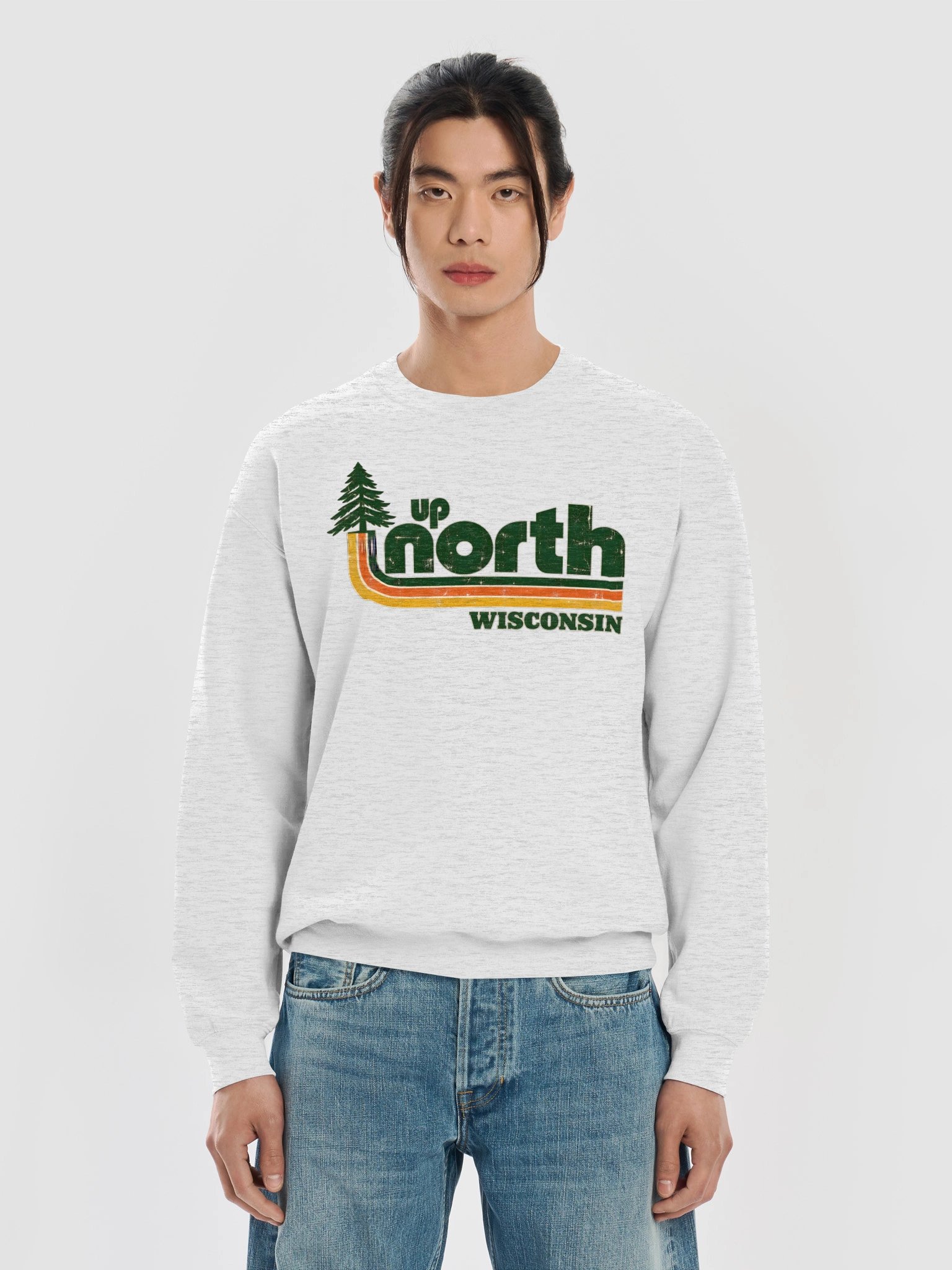 Up North Wisconsin Retro Crewneck product image (5)