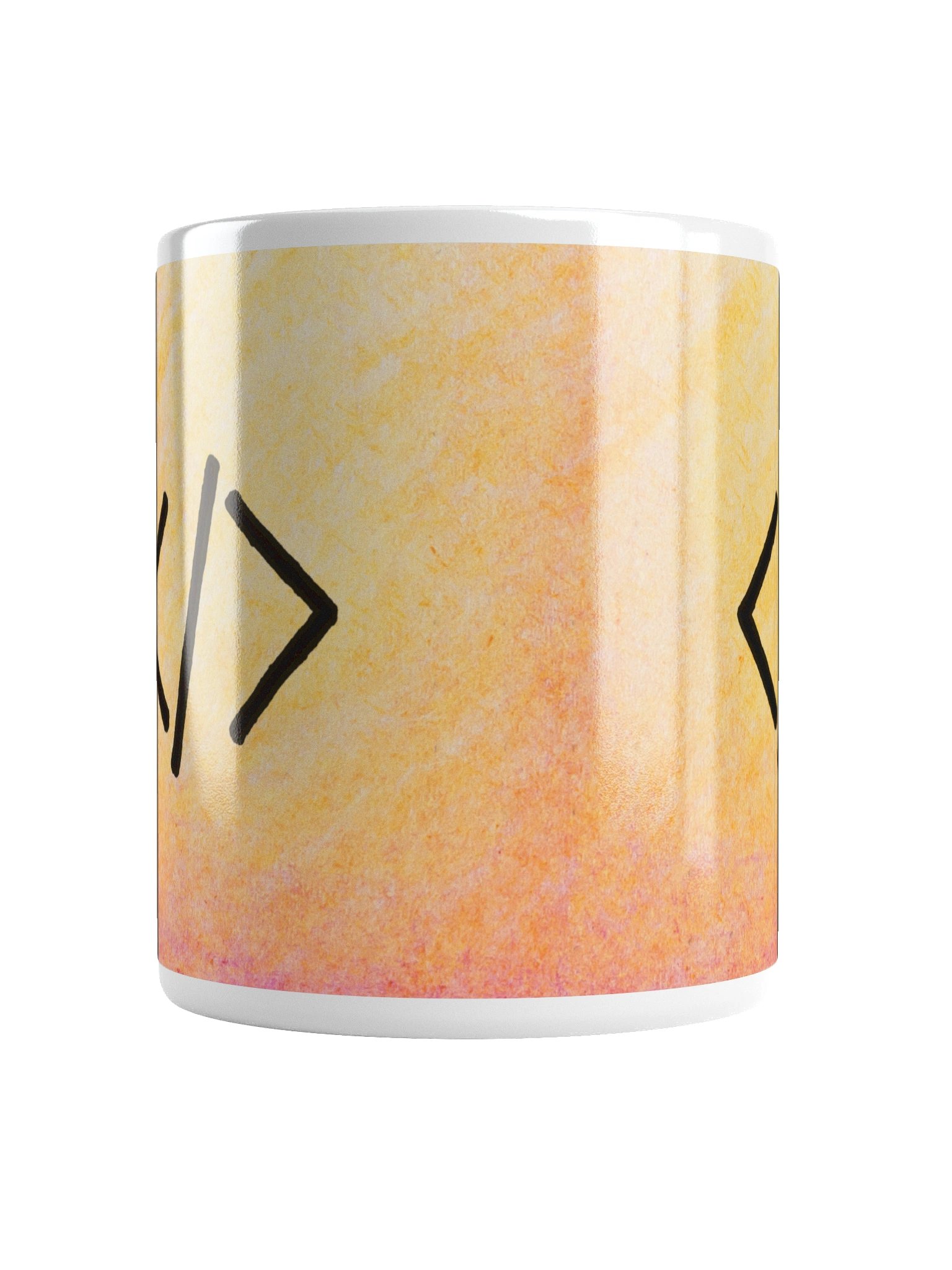 Code Tags Developer Mug (Peach) product image (6)