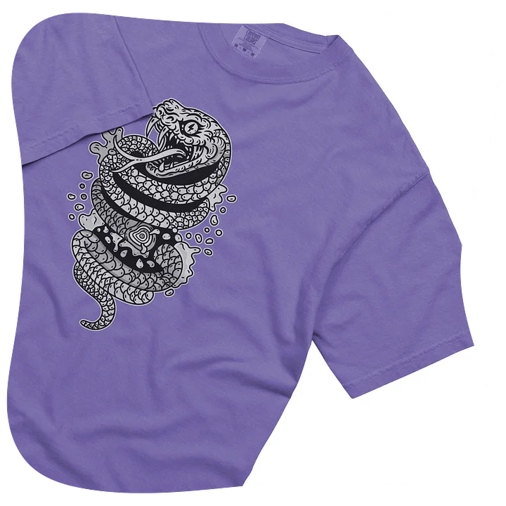 SNAKE SPLASH - Black and White Tee product image (1)