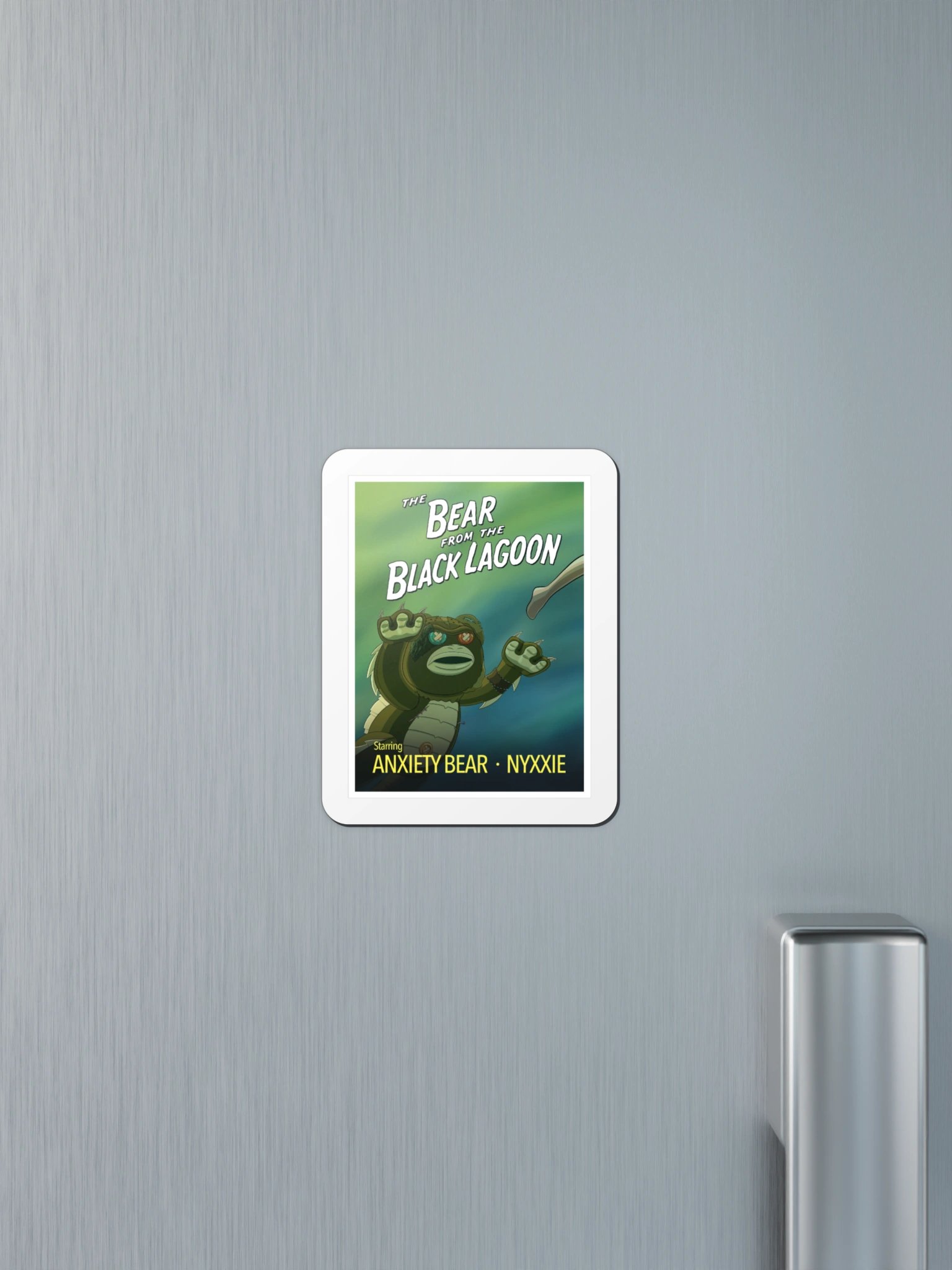 Anxiety Bear SwampBear Movie Magnet product image (11)