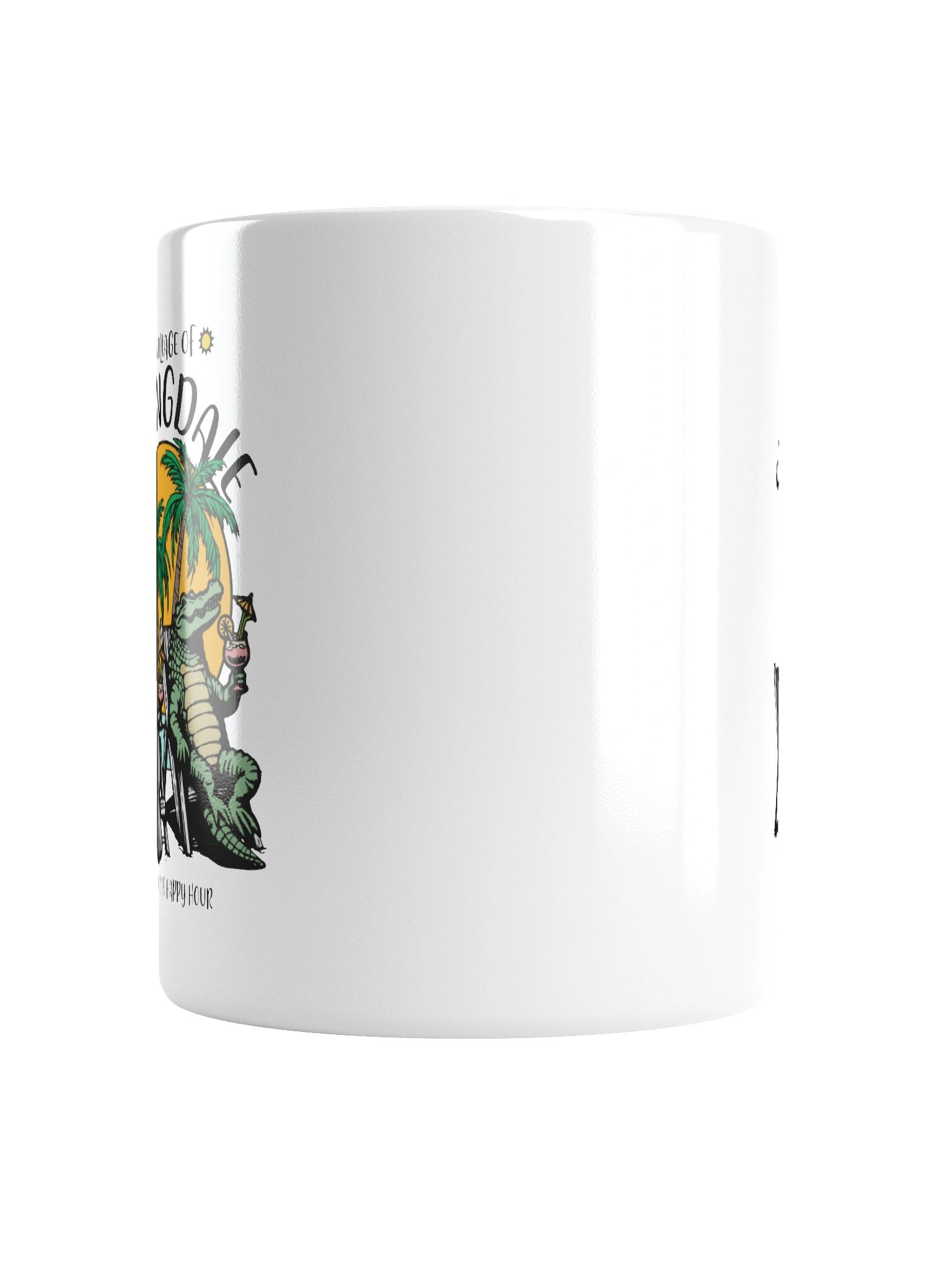The Village of Springdale TV Florida USA Fun Manatee Alligator Design Coffee Mug product image (18)