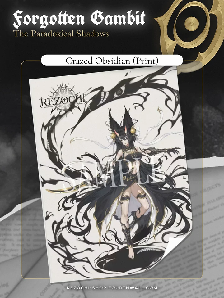 Crazed Obsidian ※ Print product image (1)