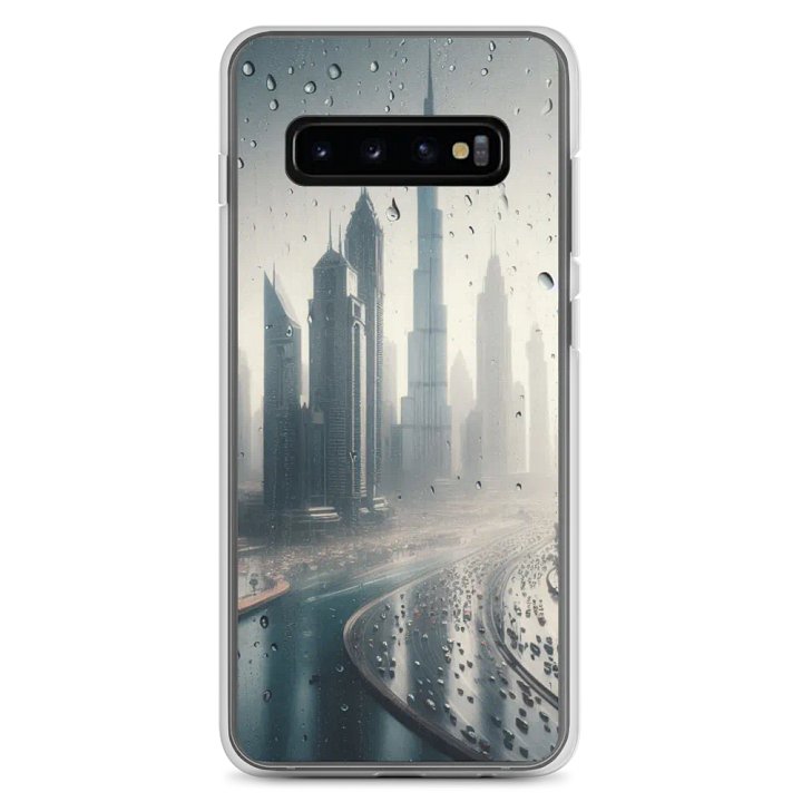 Rainy Cityscape Samsung® Clear Case | AI Design product image (8)