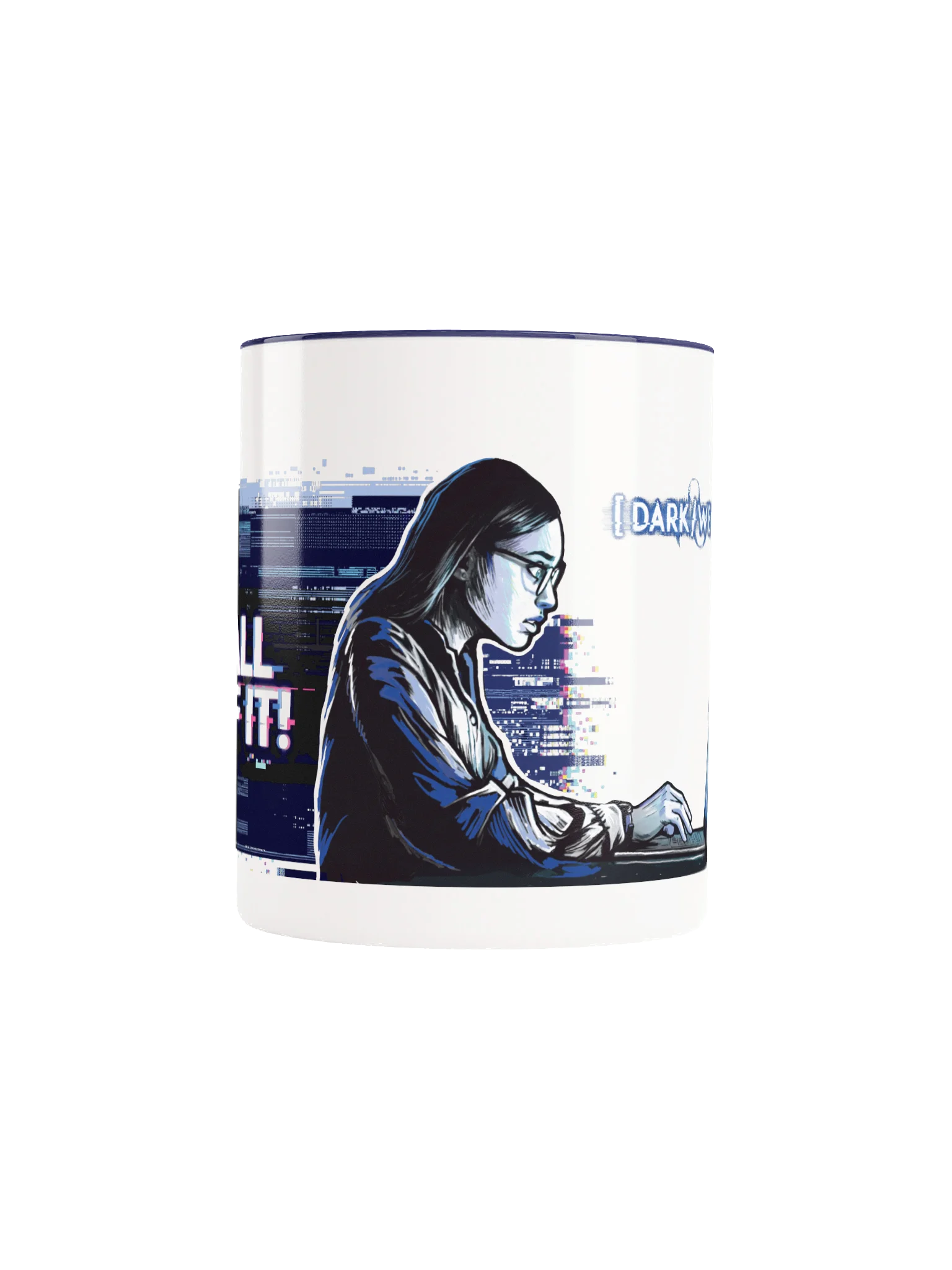 [DARK/WEB]: "EMAIL FROM MOLLY!" Blue Coffee Mug product image (5)