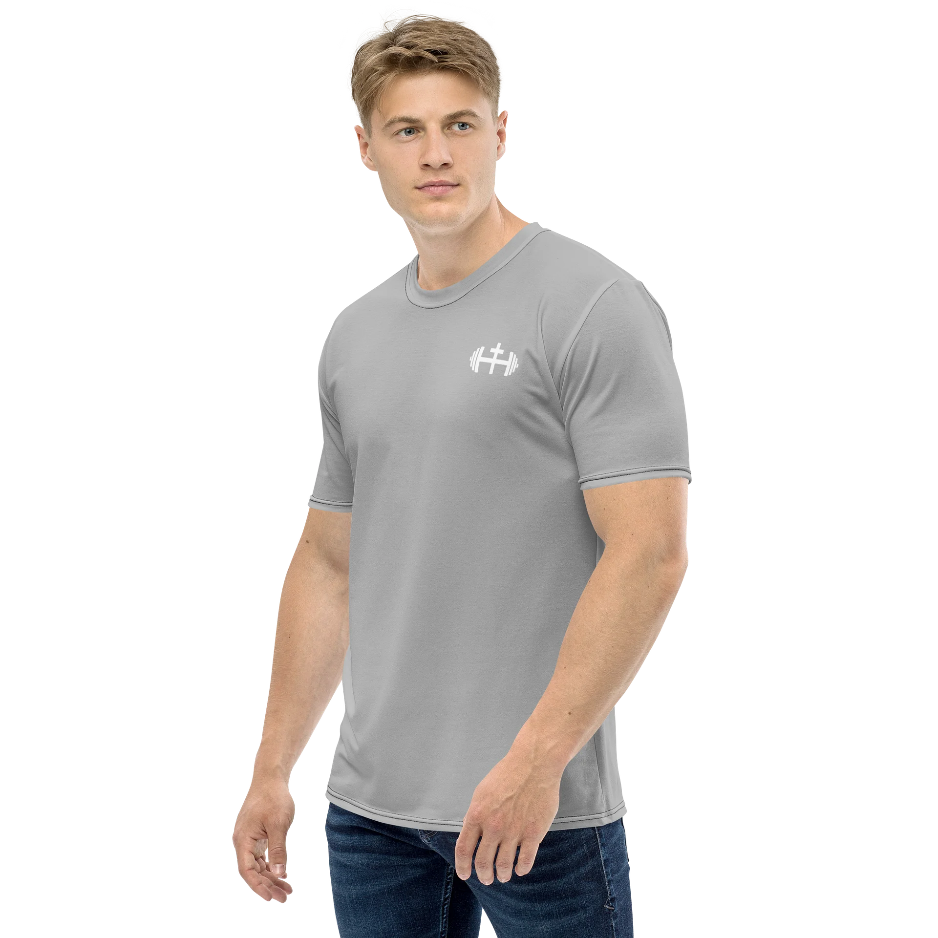 His House Mens Performance T-Shirt - Silver product image (3)