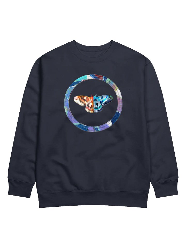 Moth Cotton Heritage Premium Sweatshirt (Front Patch) product image (1)