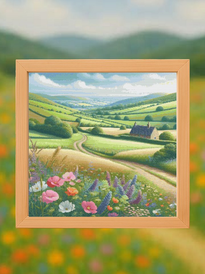 The Winding Way Cross Stitch Pattern product image (1)