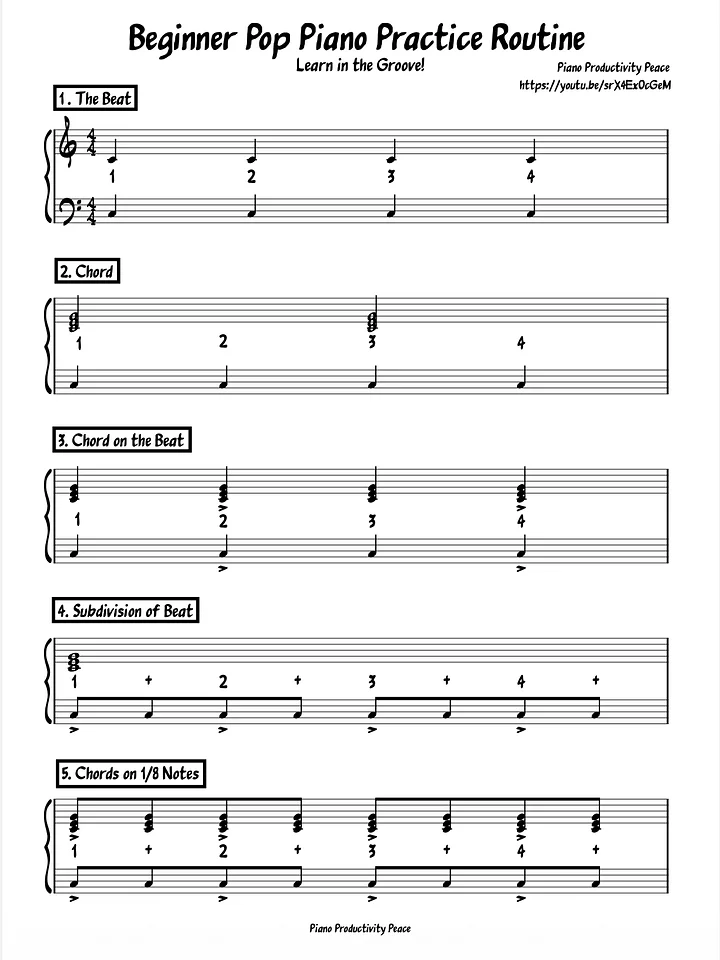 Pop Ballad Piano Tutorial product image (1)
