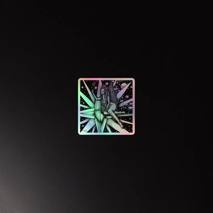 Virgo Zodiac, Holographic Sticker Sheet product image (4)