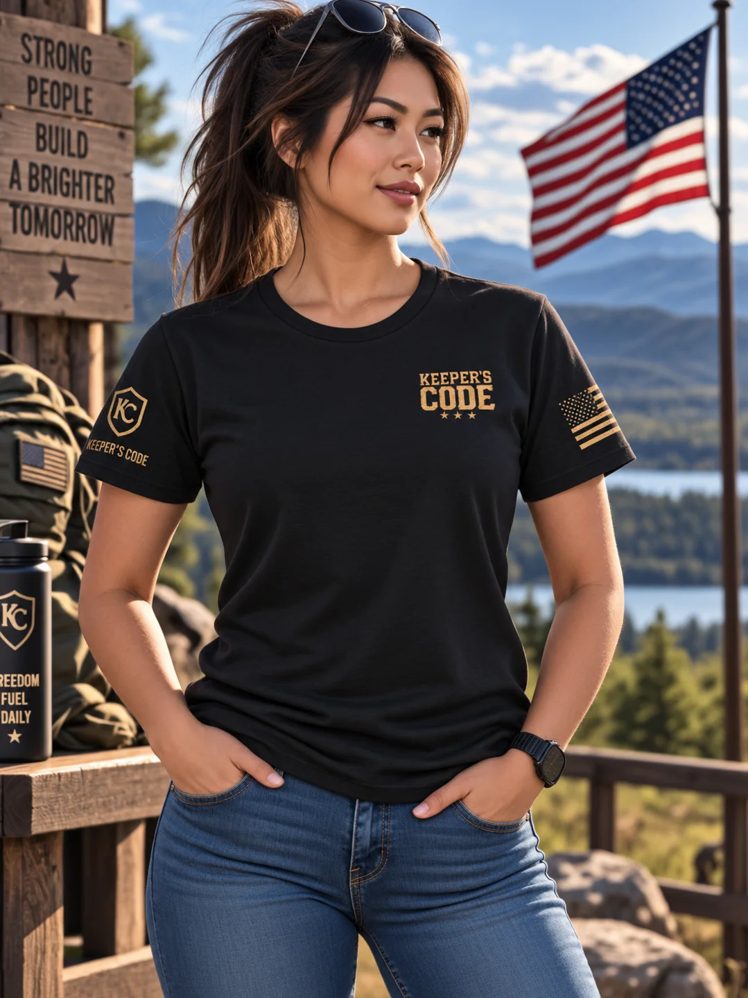 Keeper’s Code™ Women’s CODE 04 Resilience Deep Roots T-Shirt product image (1)