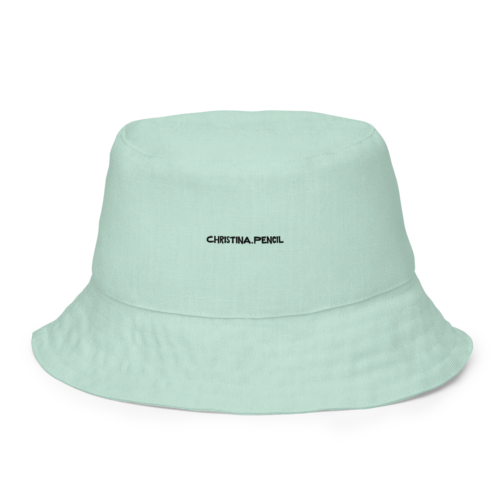 Mint Playful Fish All-Over Print Reversible Bucket Hat product image (4)