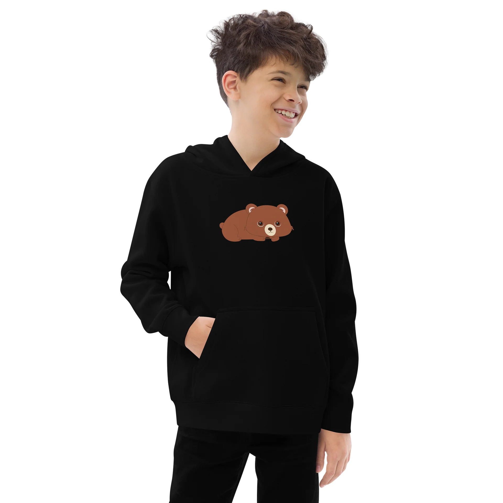 Woodland Animals Bear Youth Pullover product image (4)