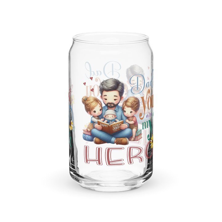 Dad You are my Hero Can-Shaped Glass Set product image (1)