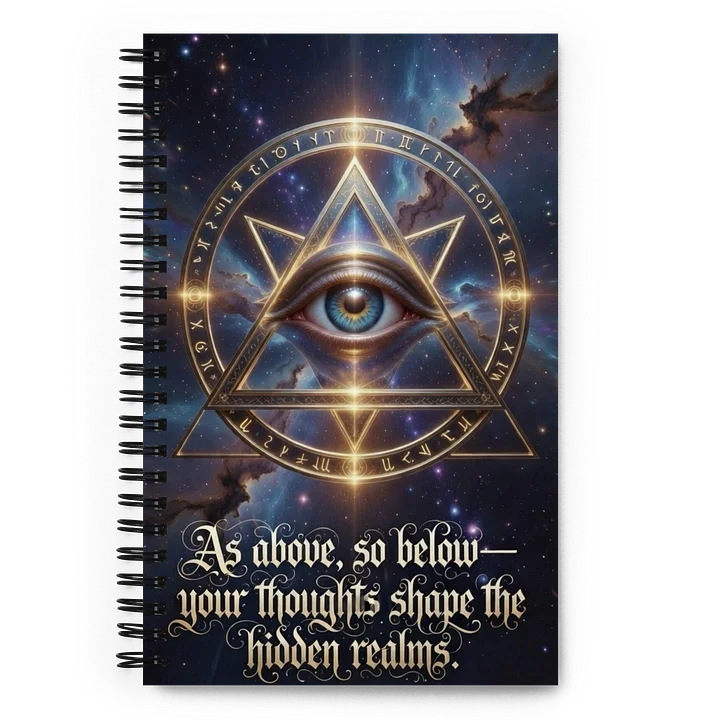 As Above, So Below -Spiral Notebook product image (1)