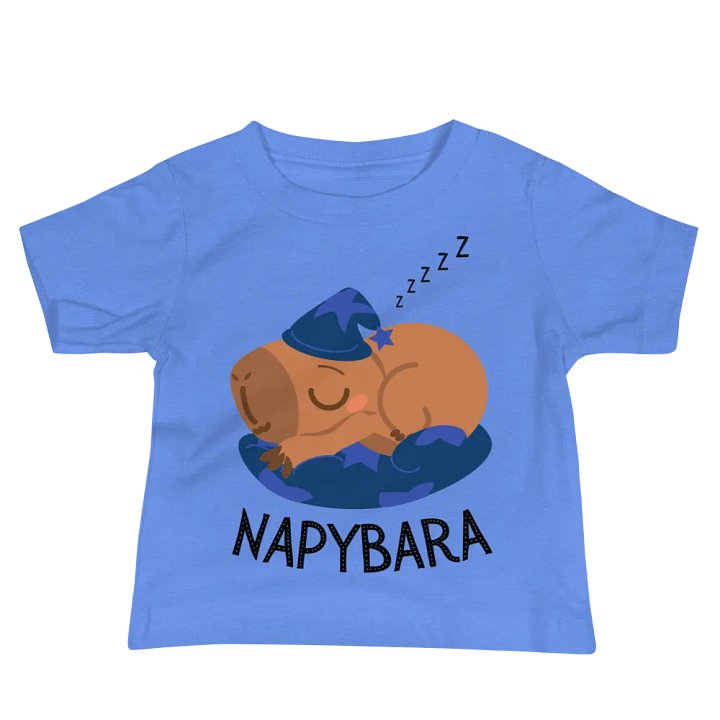 Napybara Sleepy Capybara Baby Shirt product image (1)