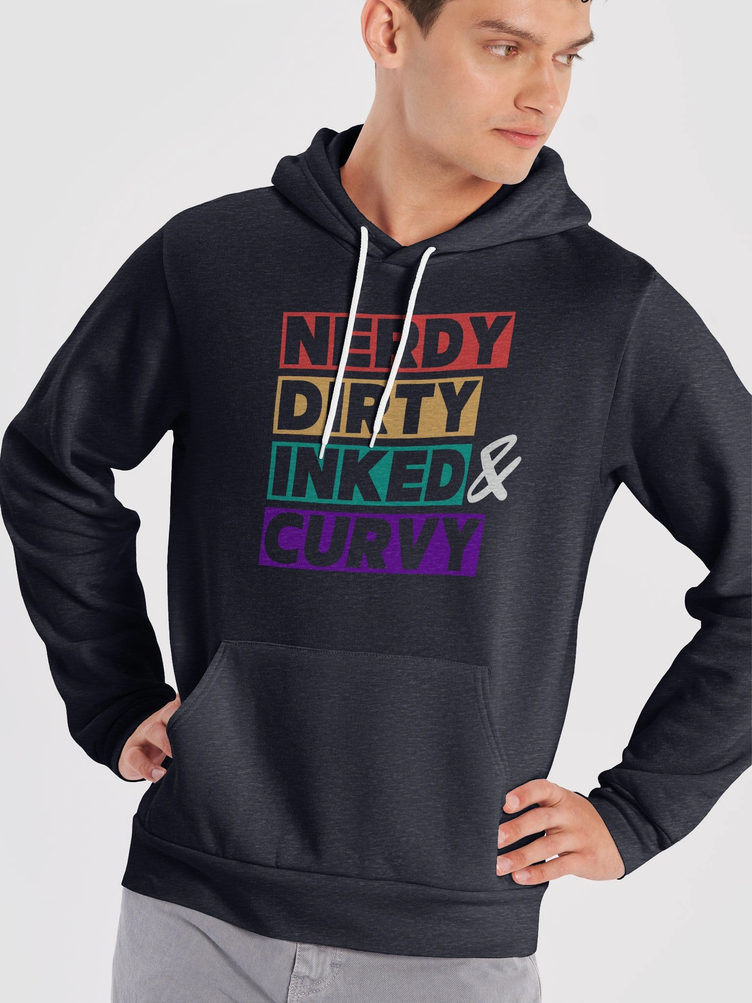 Supersoft Hoodie Unisex - Nerdy, Dirty Inked and Curvy product image (12)