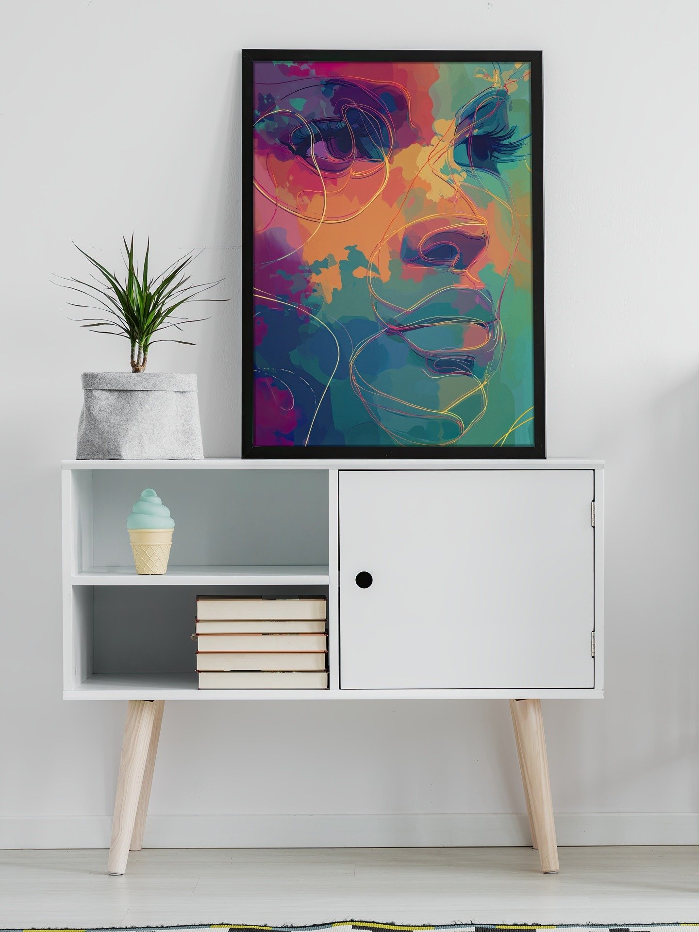 Abstract Face Poster product image (1)