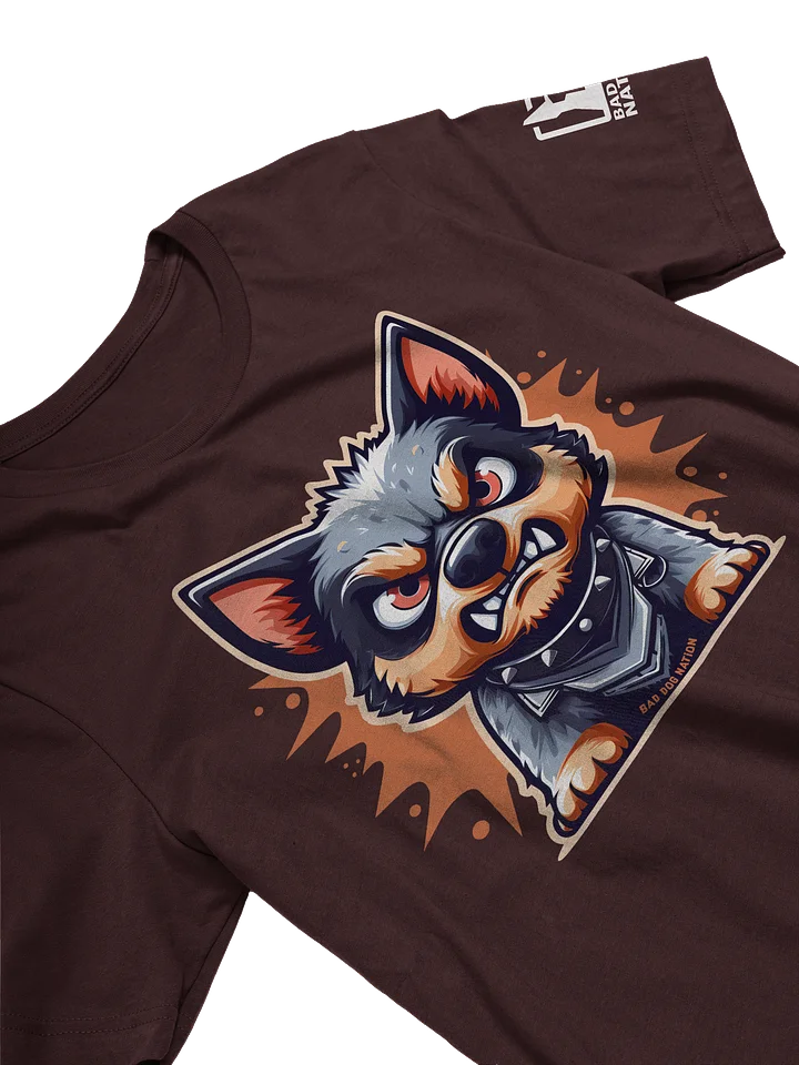 Australian Cattle Dog/Blue Heeler Angry Pup - Premium Unisex T-shirt product image (2)