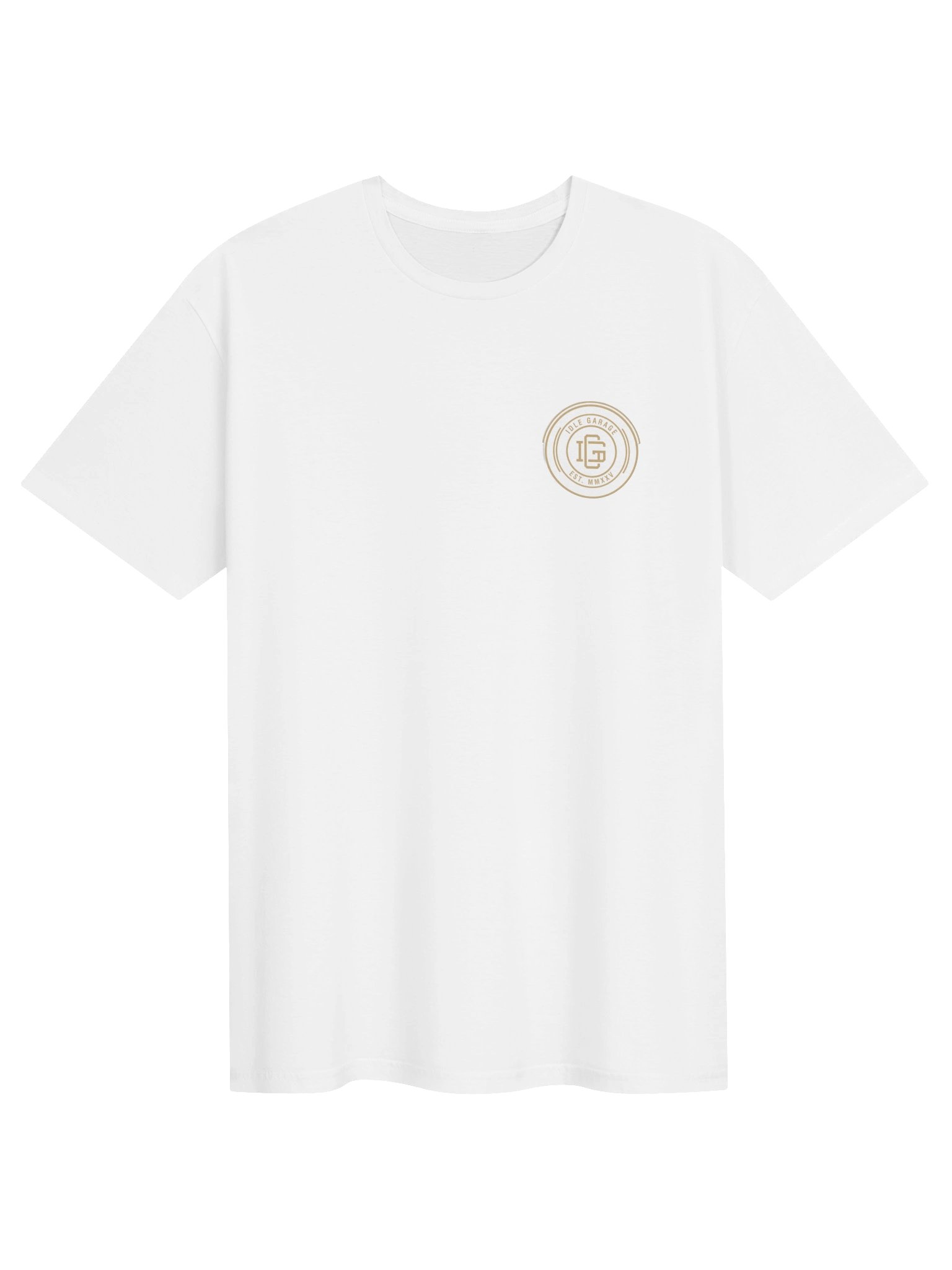 Idle Garage Gold Logo Tee product image (1)