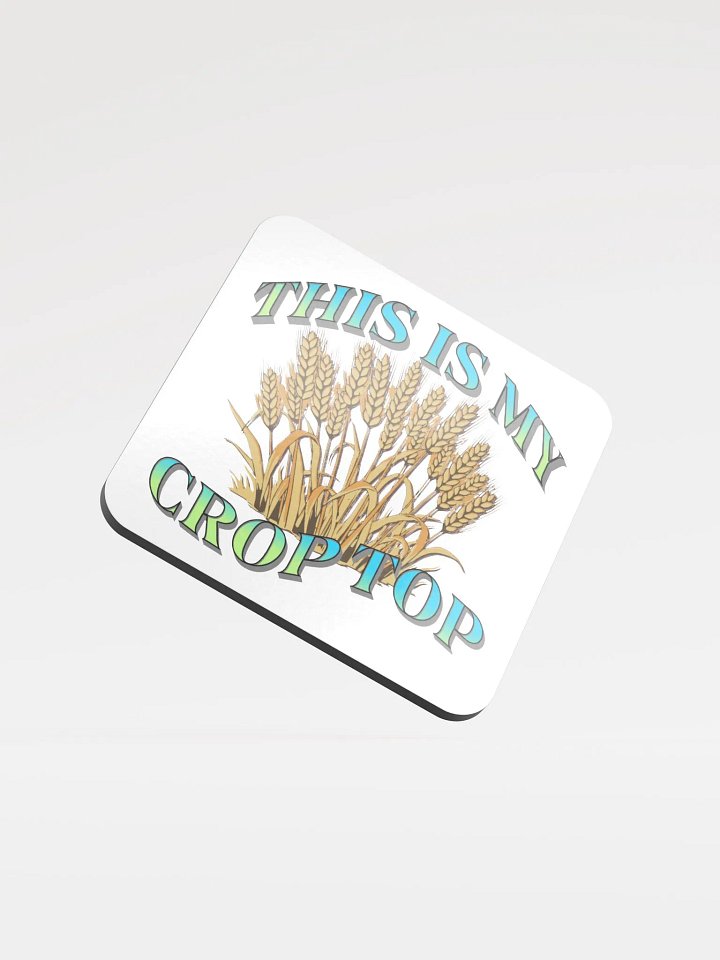 This Is My Crop Top Wheat Harvest Hues Cork Coaster Set product image (2)