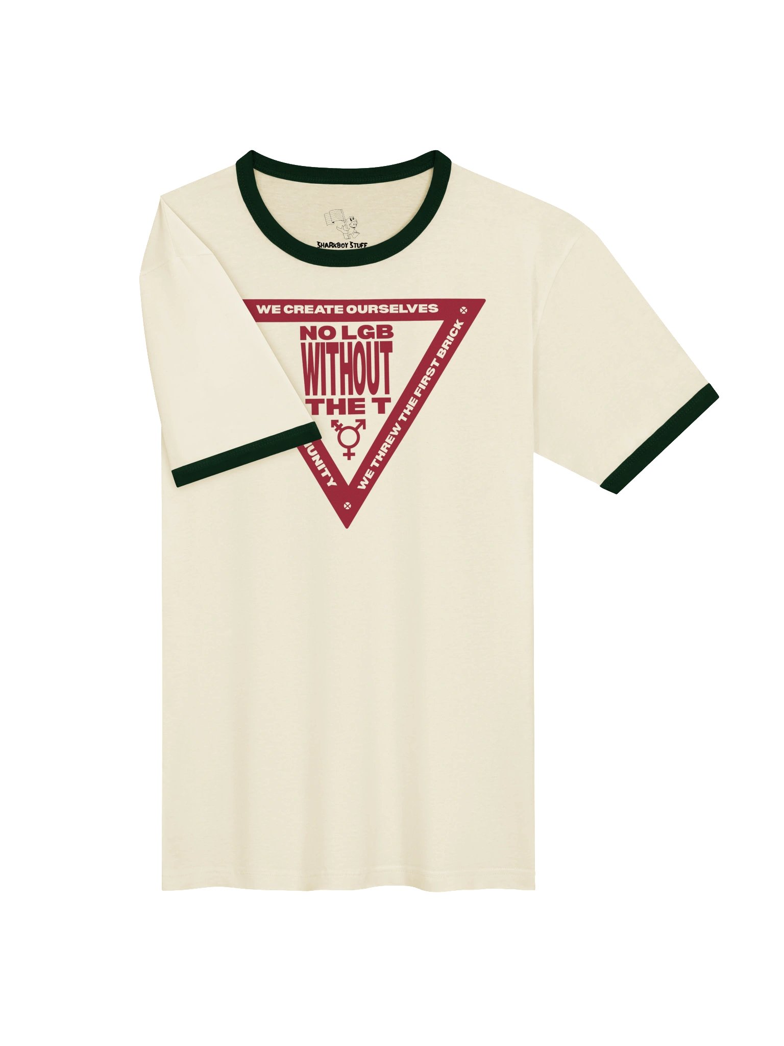 NO LGB WITHOUT THE T Ringer Tee product image (10)