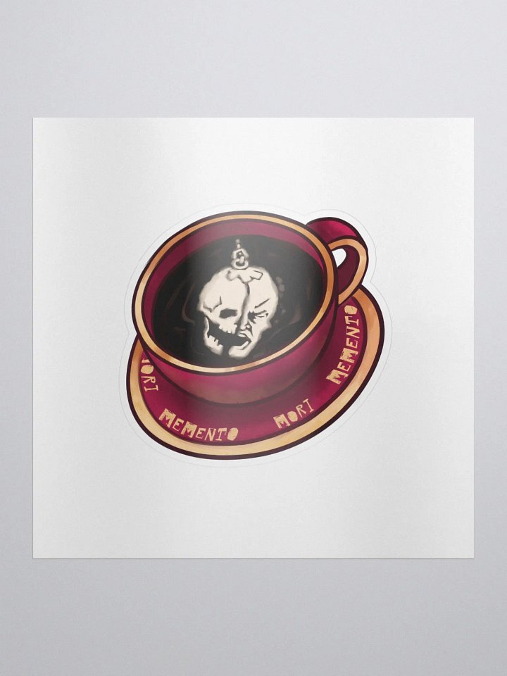 Casual Mori Enjoyer Mug Sticker product image (1)