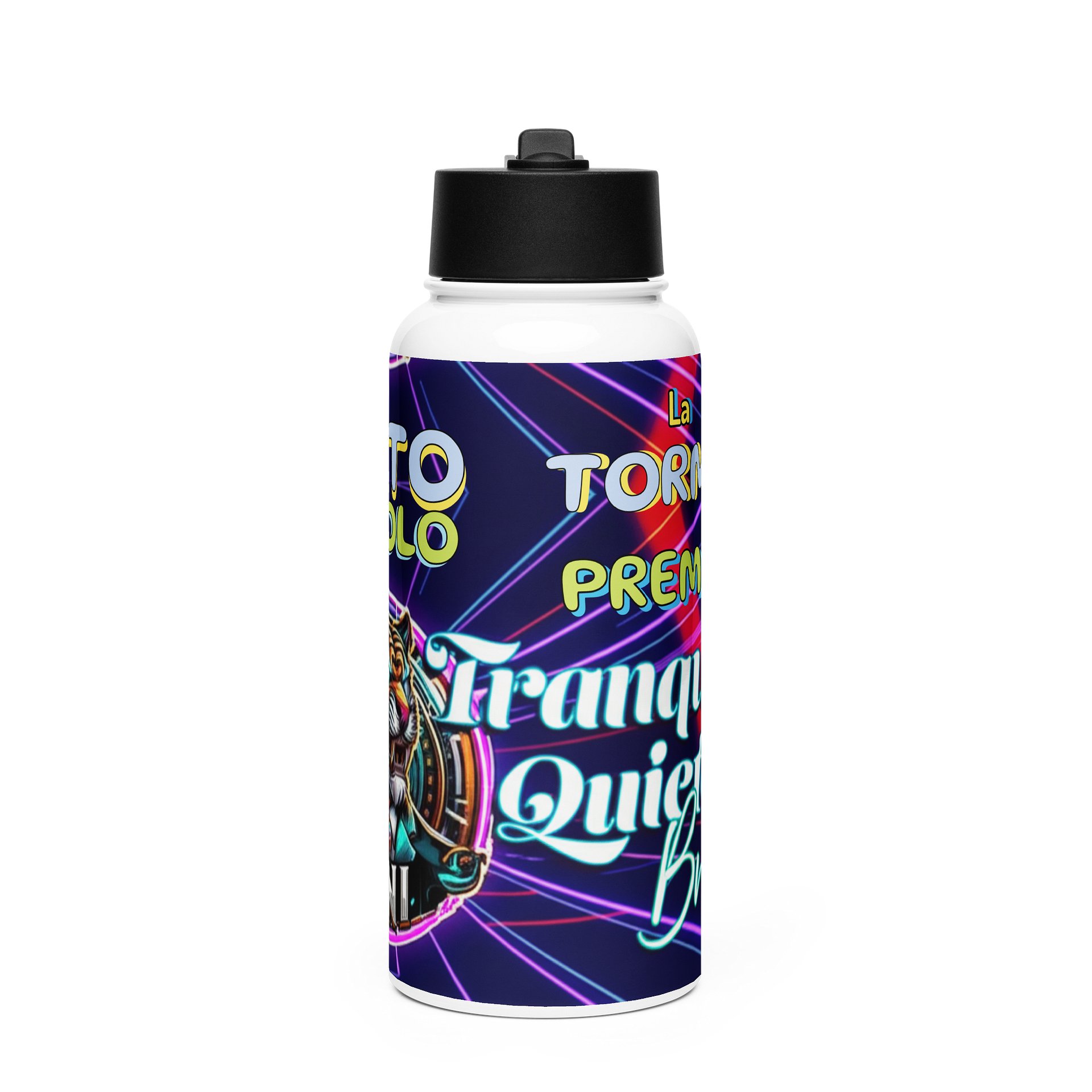 Cero Bulto, Solo Fuego" Premium Water Bottle - Tranquilo Quieto Brand product image (1)