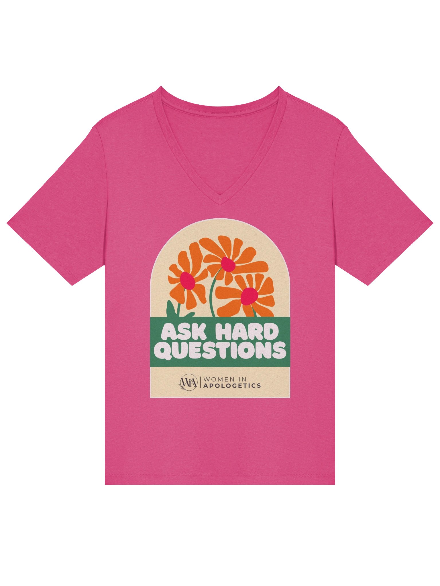 Ask Hard Questions Relaxed V-Neck product image (19)