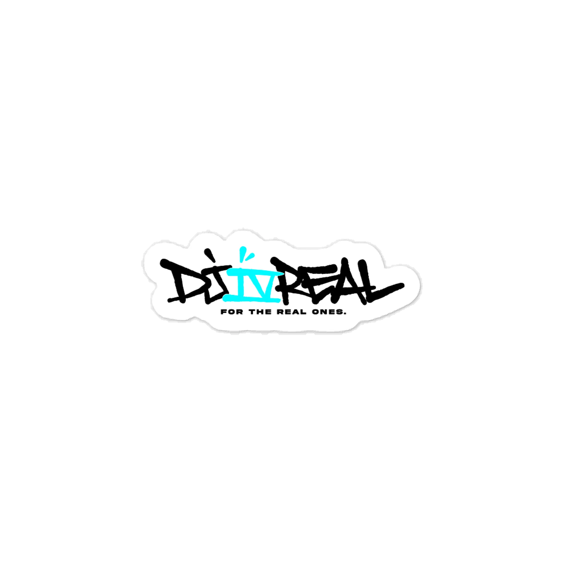 DJ IVREAL Blue sticker product image (1)
