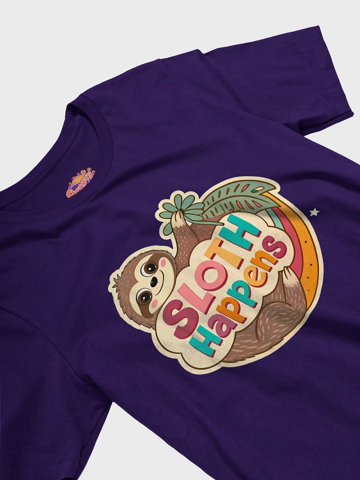 SLOTH Happens - Playful Sloth T-Shirt product image (2)