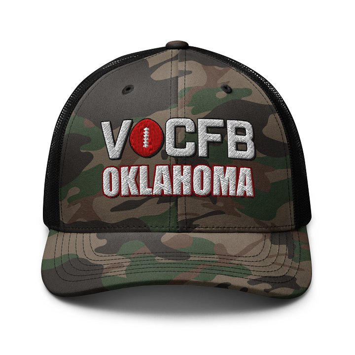 Oklahoma VOCFB Camo Trucker Hat product image (1)