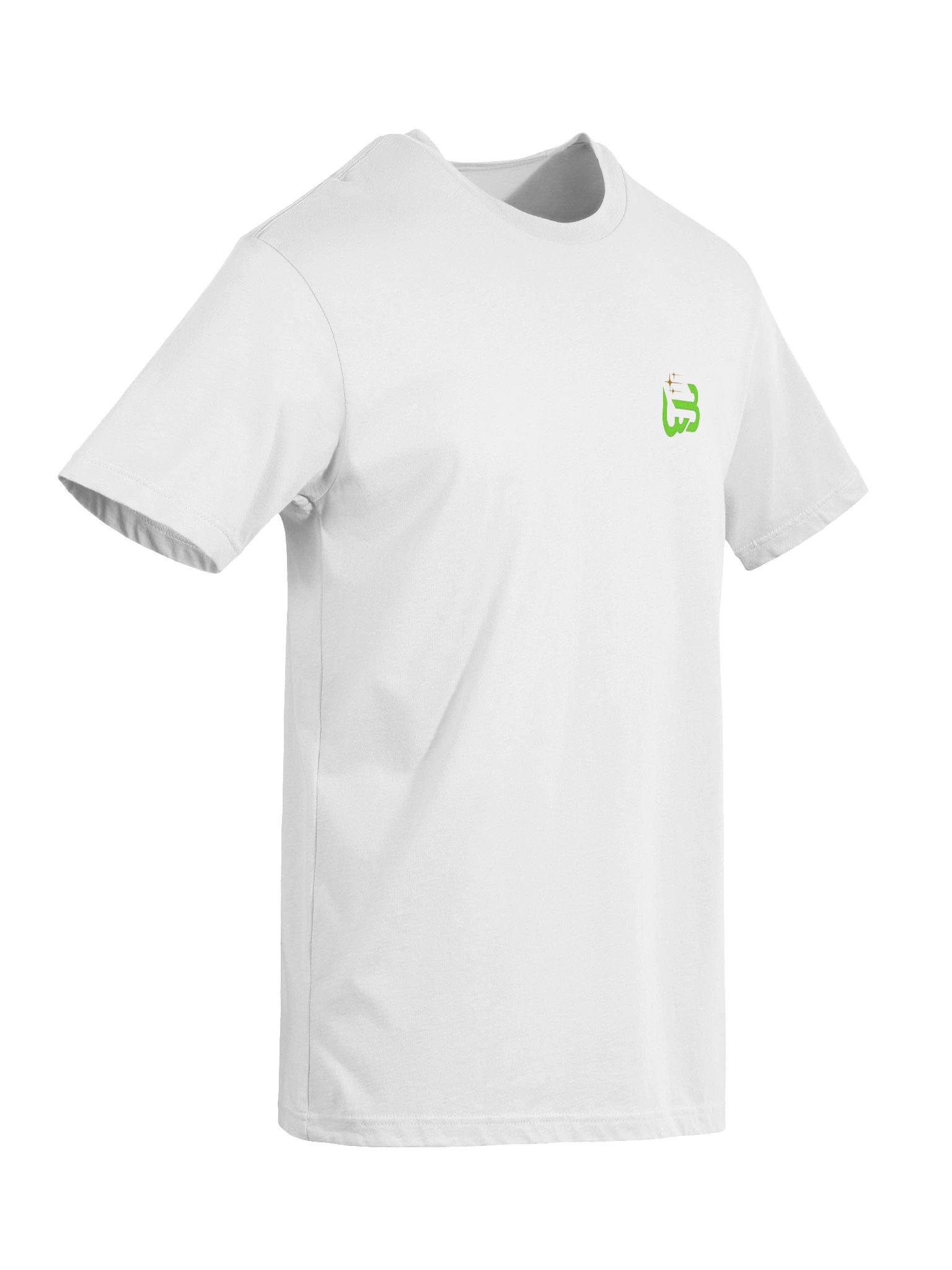 White & Green Supersoft T-Shirt product image (8)