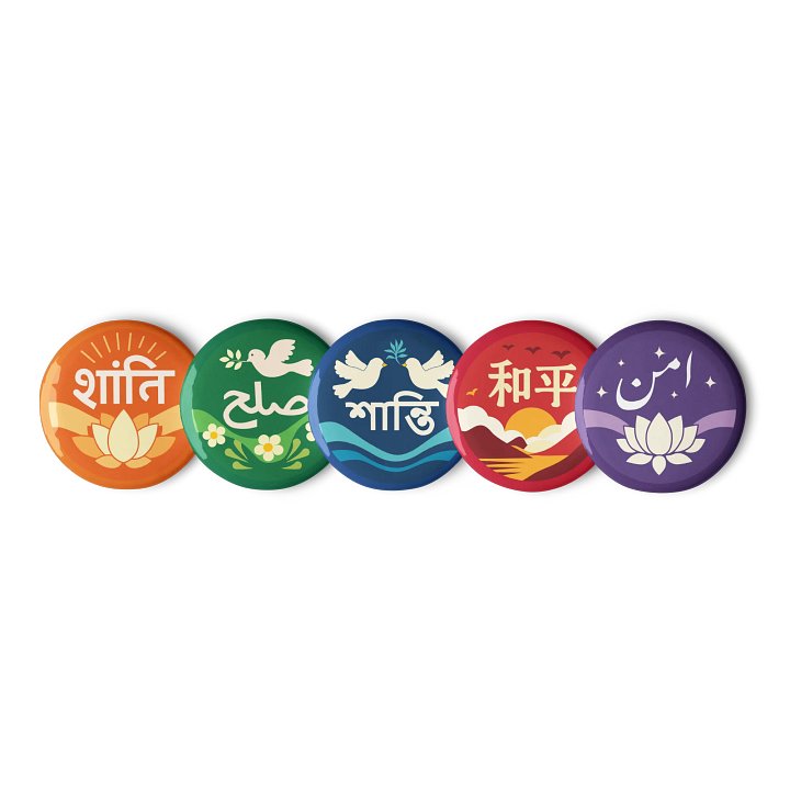 "Peace" in different languages - Pack 2 product image (2)