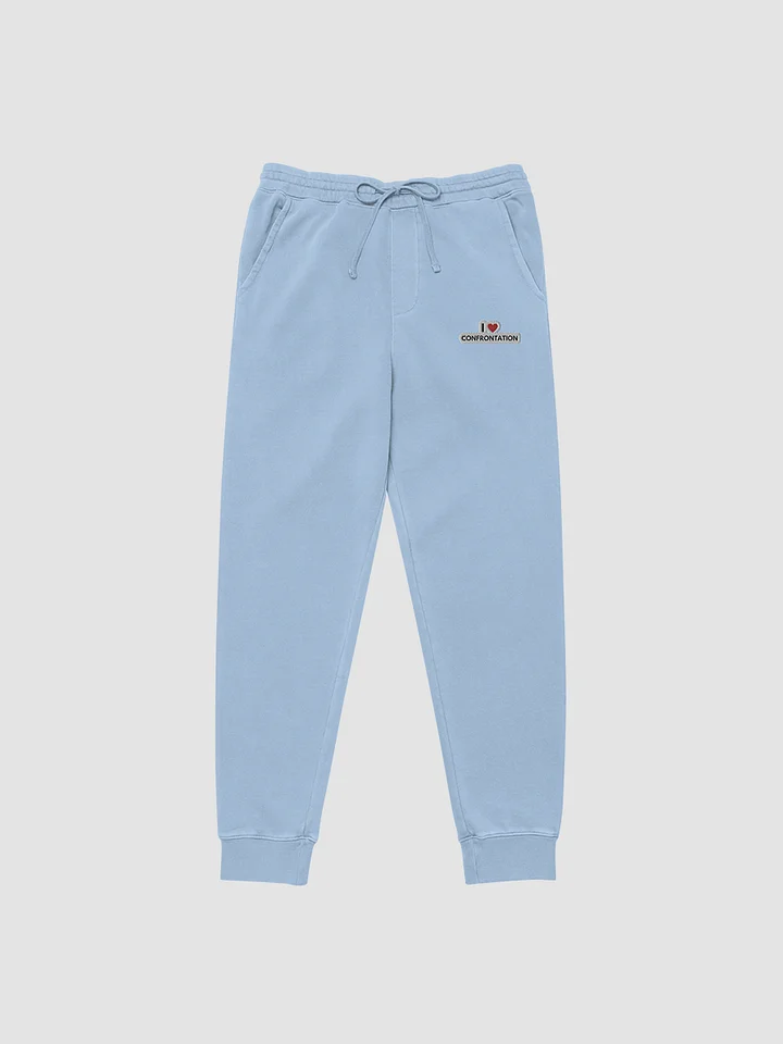 I <3 Confrontation embroidered pigment sweatpants (bubble design) product image (2)