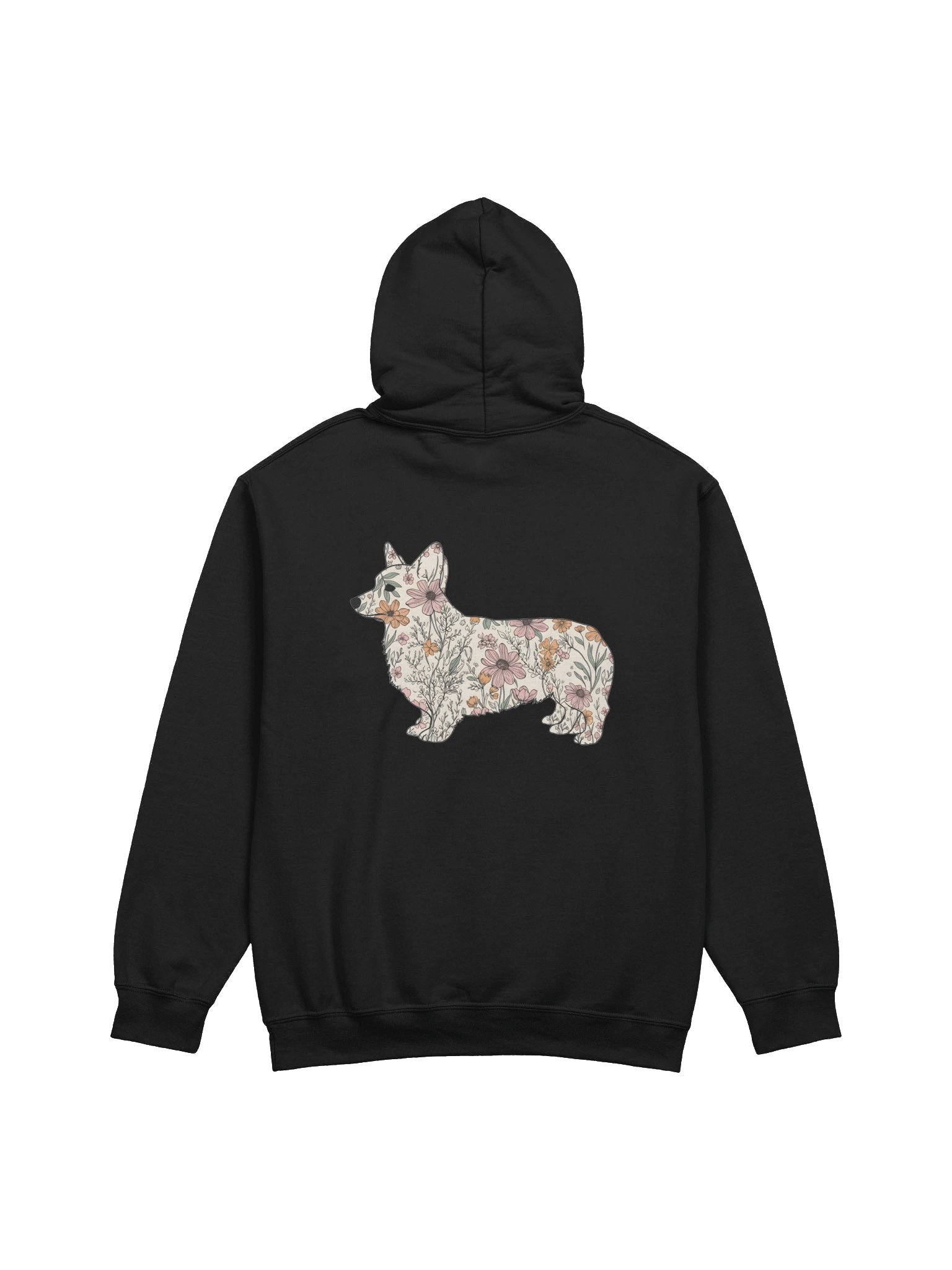 El Dorado Atelier Classic Floral Corgi Hoodie product image (1)