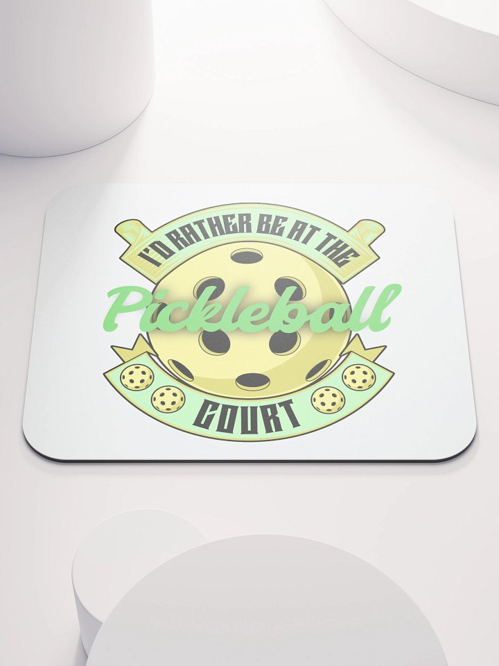 Id Rather Be At The Pickleball Court Paradise Mouse Pad product image (2)