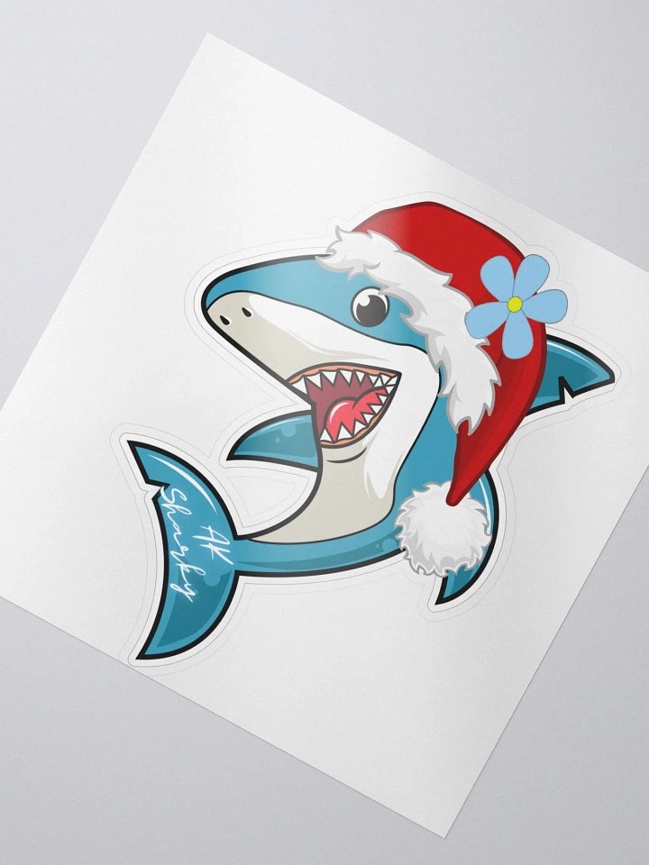 Christmas Sharky Kiss Cut Stickers product image (2)