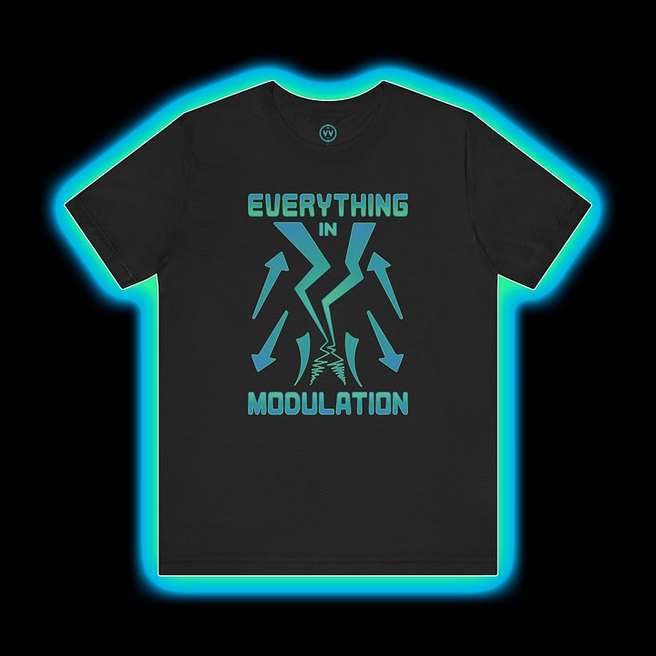 Modular Synthesizer T-Shirt - Everything In Modulation (Make Noise Maths) product image (1)
