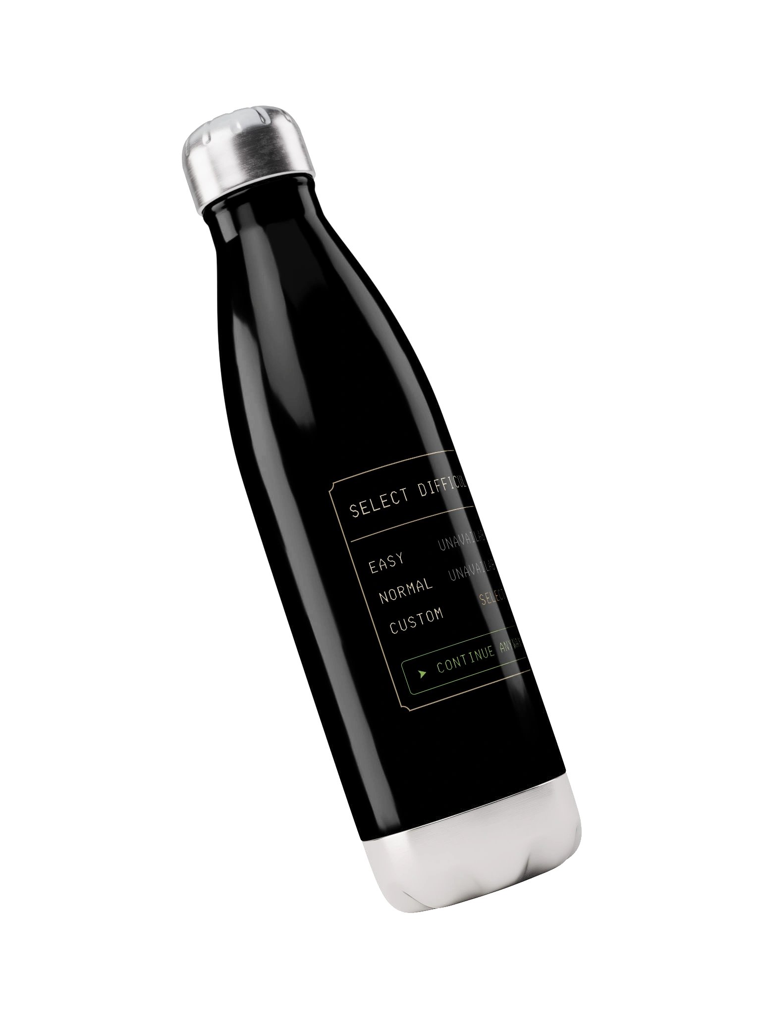 Select Difficulty Water Bottle | Chronic Illness & Disability Humor Bottle product image (3)