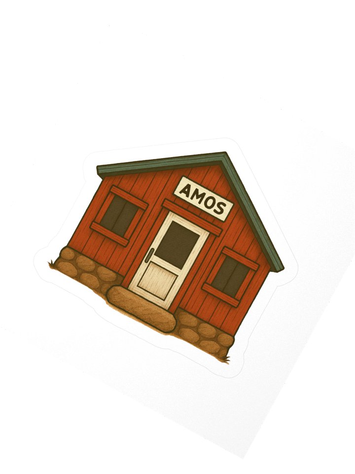 Cabin Amos Sticker product image (2)