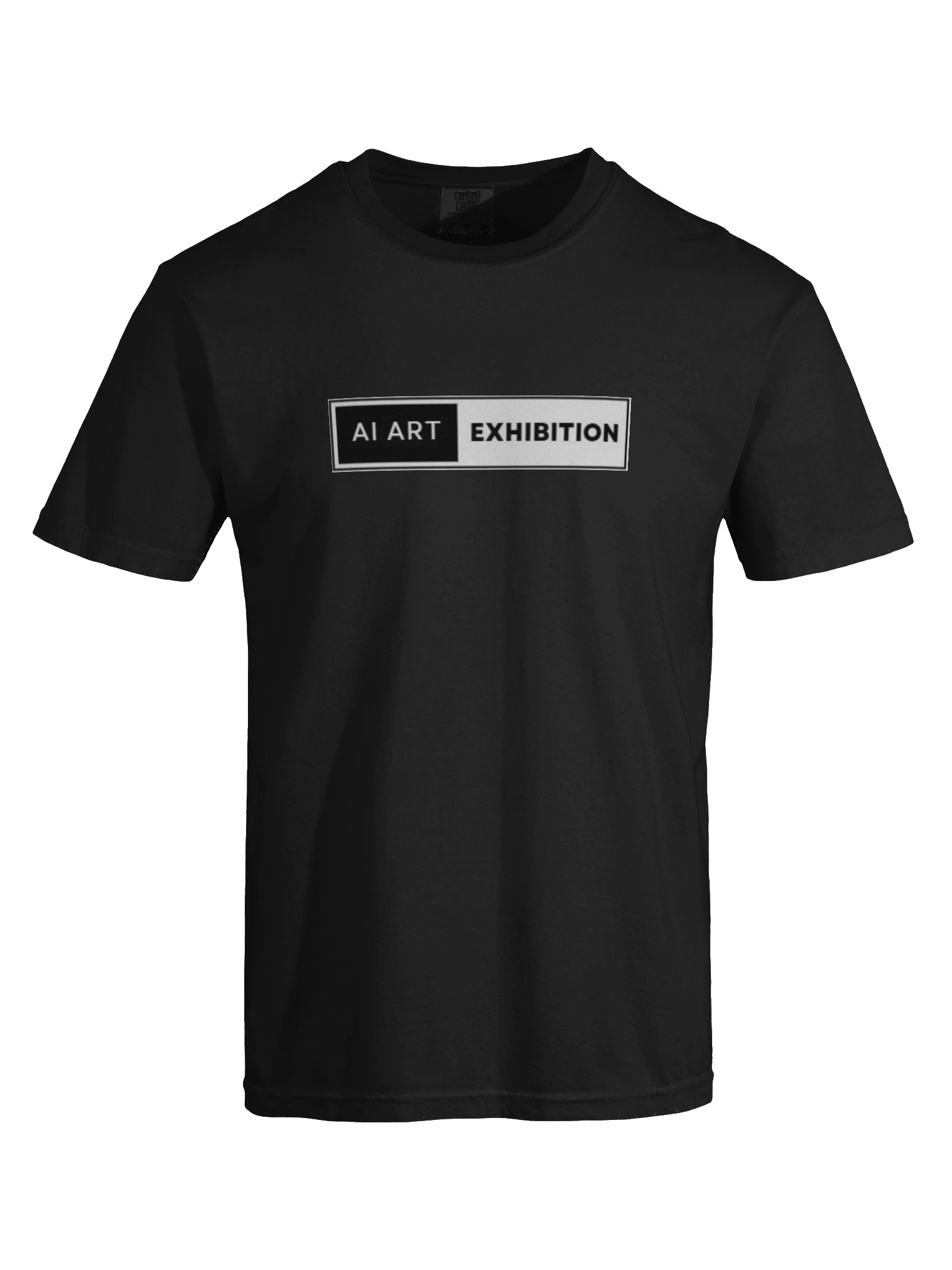 "AI ART EXHIBITION BOX LOGO" 100% cotton T-shirt product image (7)