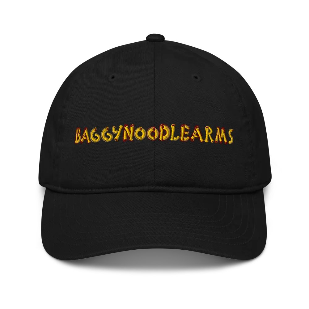 Playful Organic Dad Cap - BAGGYNOODLEARMS Edition product image (1)